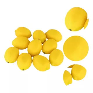Mini Limão Siciliano Amarelo 6,5x4cm Kit Com 20 Unidades