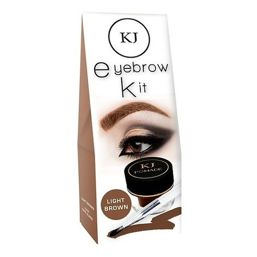 Crema Para Cejas Kj Con Aplicador. Color Light brown