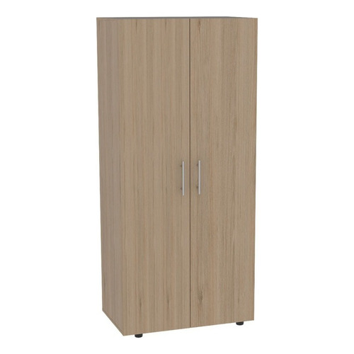 Clóset RTA Muebles Tera color rovere/blanco de madera aglomerada con 2 puertas  batientes