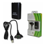 Kit Bateria Pila Recargable 4800 Mah Xbox 360 Cable De Carga