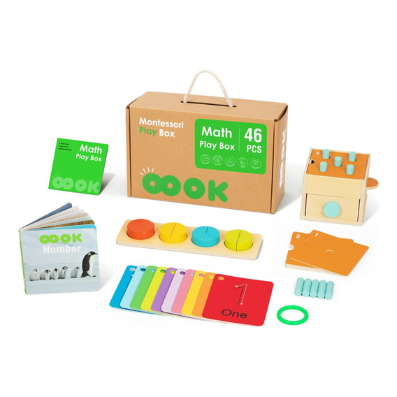 Caja Matematica Juguete Montessori 46 Piezas