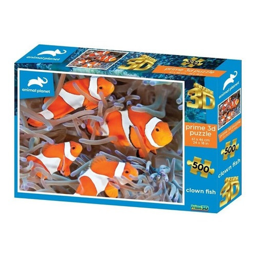 Puzzle Rompecabeza 500 Piezas Prime 3d Peces Payaso 10384