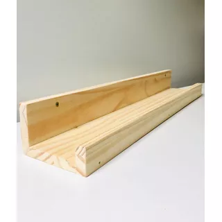 Estante Flotante Pared Madera 60cm Deco