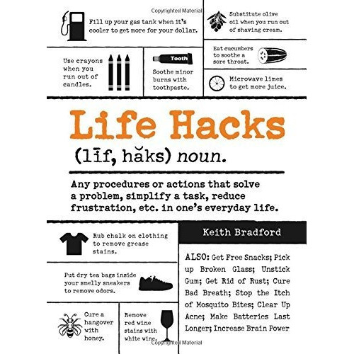 Life Hacks : Any Procedure Or Action That Solves A Problem, Simplifies A Task, Reduces Frustratio..., De Keith Bradford. Editorial Adams Media Corporation, Tapa Blanda En Inglés