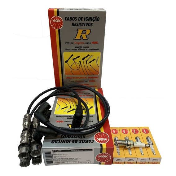 Kit Juego Cables Ngk + Bujias Ngk Bkr6e Gol 1.4 8v