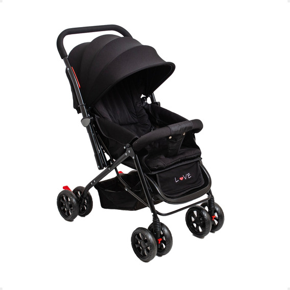 Coche Para Bebe Cuna Manija Rebatible De Paseo Love