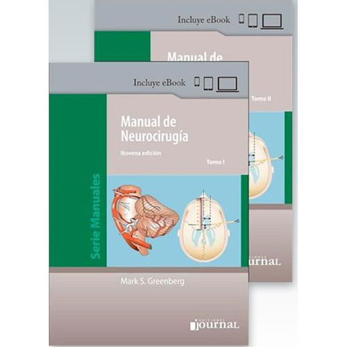 Manual de Neurocirugía (2 Volúmenes), de Greenberg, M.., vol. N/A. Editorial JOURNAL, tapa blanda, edición 9 en español, 2021