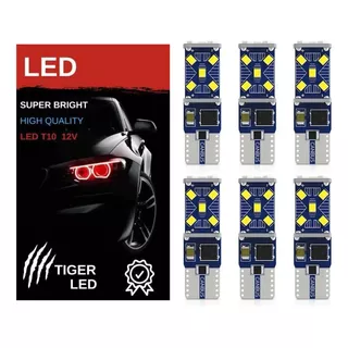 Kit 6 Ampolletas Luces Led T10 Cola De Pescado 5w Canbus