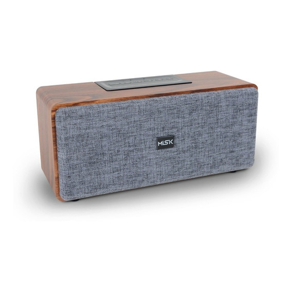 Misik - Bocina Bluetooth Madera Portatil -usb, Sd Y Fm - Tws