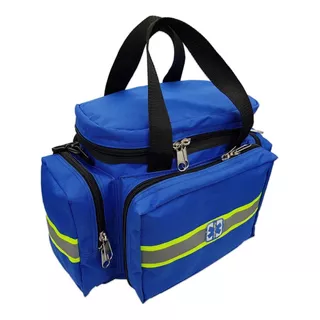 Bolso Botiquin Paramedico De Emergencia Mediano Azul