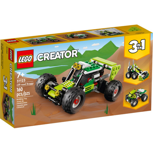 Lego® Creator 3en1: Buggy Todoterreno Cantidad de piezas 160