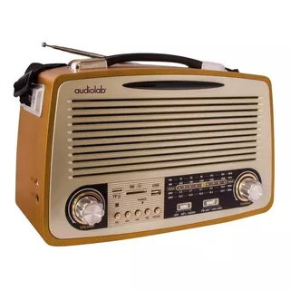 Radio Retro Bluetooth 01 Audiolab Color Marrón