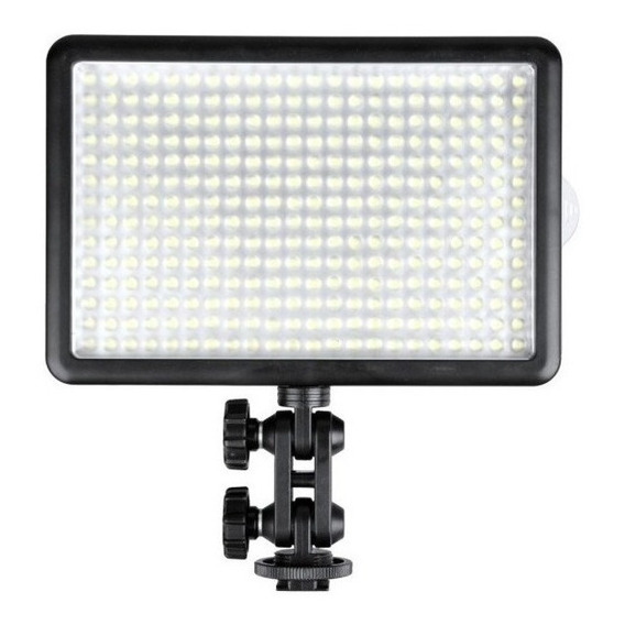 Panel de luz led Godox LED308 color  blanca cálida/blanca fría con estructura Negro