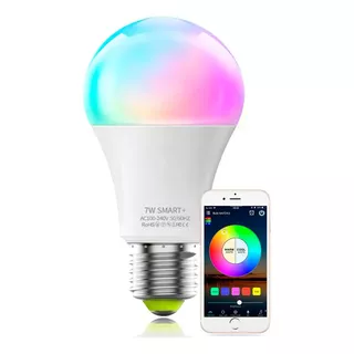 Magiclight Foco Inteligente Smart Multicolor Rgb Led 7w 1pcs