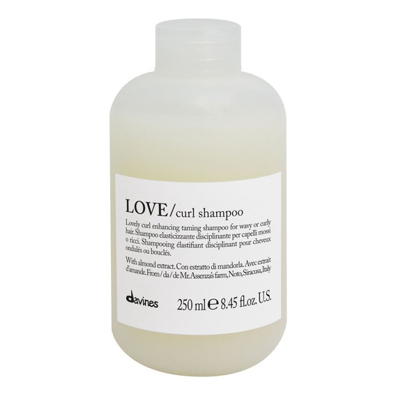 Shampoo Love Curl Suavidad Y Definicion Rizos 250 Ml Davines