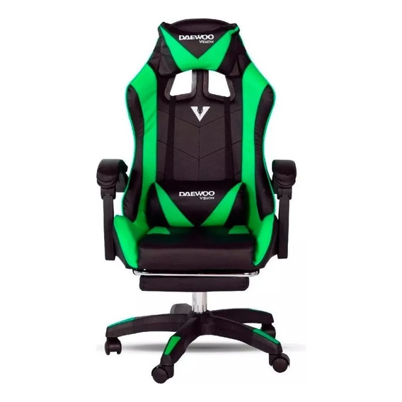 Silla Gaming Daewoo Dw-sga001n Rotacion 360° Apoya Brazos 