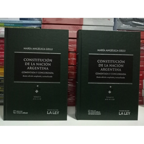 Constitución De La Nación Comentada 2 Tomos / Gelli  Nuevos