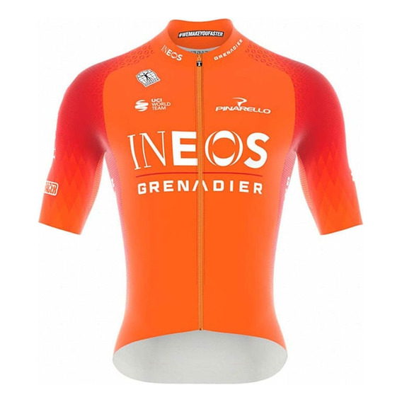 Jersey Ciclismo Bioracer Ineos Orange Epic