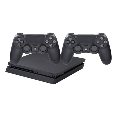 Sony PlayStation 4 Slim 1TB Extra DualShock 4 Controller  color negro azabache