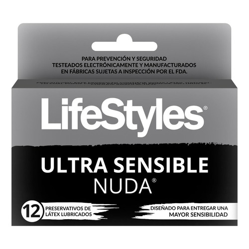 Lifestyles ultra sensible lubr. 12 unidades