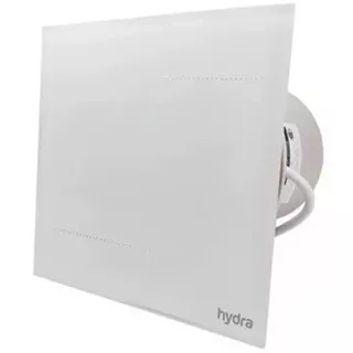 Extractor Baño Vidrio Hydra 10 Cm Aire Blanco Potenciado 4