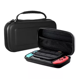 Funda Rigido Estuche Negro Nintendo Switch Oled Resistente