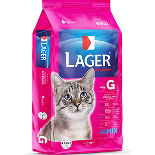 Alimento Lager Gatos Premium para gato adulto sabor mix en bolsa de 10kg