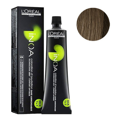  Tinta Loreal Profesional Inoa N° 7.8 Sin Amoniaco 60gr