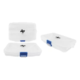 Estojo Organizador Pesca Albatroz 12 Divisórias 14x10cm H561 Cor Azul/branco