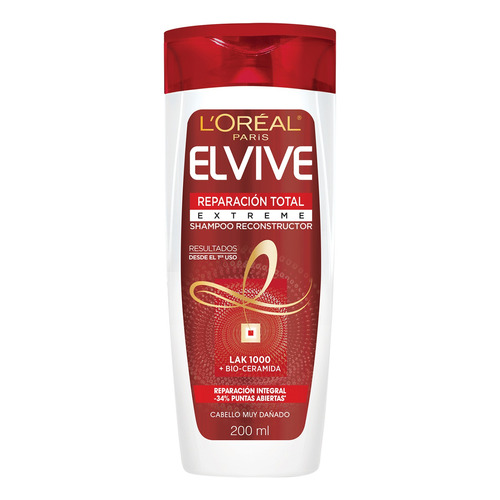 Shampoo Reparación Total Extreme Elvive L'Oréal 200ml