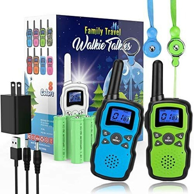 Par De Walkie Talkies Wishouse Recargables Para Niños