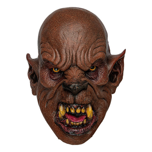 Máscara Hombre Lobo Wolfman Disfraz Halloween Terror Color Café