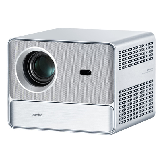 Wanbo Proyector Davinci 1 Pro, Asistente De Google, Sistema Operativo Google,  Enfoque Automático, Wifi 5g, Bluetooth 5.0, Nativa 1080p, 600ansi, 2 Bocinas De 8w, Widevine L1 Certificación, Plateado