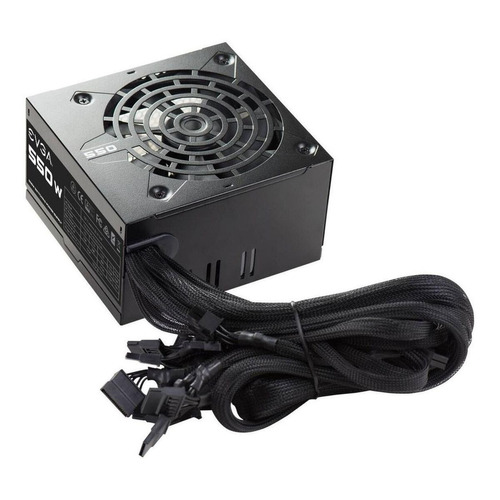 Fuente de poder para PC Evga 550 N1 550W black 100V/240V