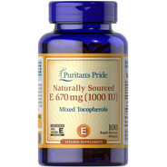 Vitamina E 1000ui Tocoferoles Mixtos Naturales X100 Softgels