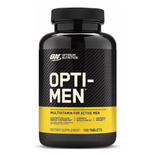 Suplemento em comprimidos Optimum Nutrition  Opti-Men vitaminas Opti-Men em pote de 150g 150 un