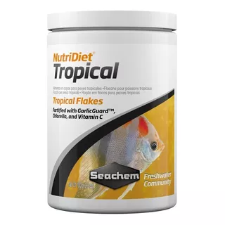Ração Seachem Nutridiet Tropical Flakes C/ Probio 100g