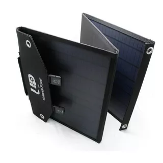 Cargador Solar Portatil Plegable Para Puerto Usb Panel Solar