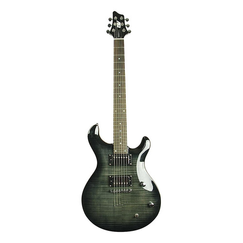 Iyv Guitarra Eléctrica De Cuerpo Sólido Ip-350 Tbk Prs De. Color Trans black