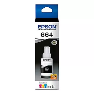 Tinta Epson T664  Negro - Colores  Serie L 