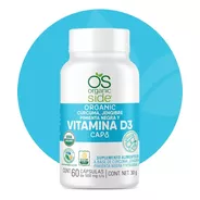 Vitamina D3, Cúrcuma, Jengibre Y Pimienta Orgánica 60 Caps. Sabor Sin Sabor