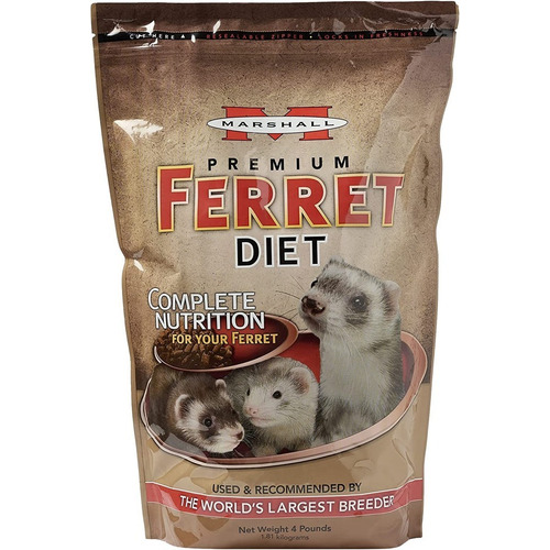 Alimento Hurón Súper Premium Marshall Ferret Diet  Gde 1.8kg