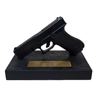 Troféu Pistola Glock G17 Preta 