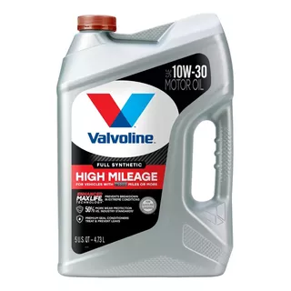 Aceite Valvoline 10w-30 Alto Km Sintetico 4.73 Litros