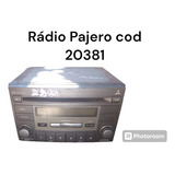 Rádio Mitsubishi Pajero Cod 20381