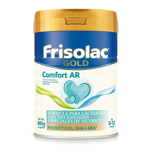Leche de fórmula en polvo Frisolac Gold Comfort en lata de 800g - 0  a 12 meses