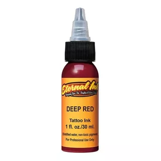 Deep Red Eternal Ink 1 Oz Pigmento Tinta Para Tatuar