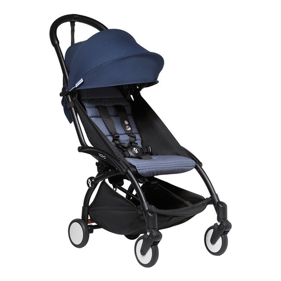 Carriola de paseo Babyzen Yoyo² +6 bundle 2020 air france blue con chasis color negro