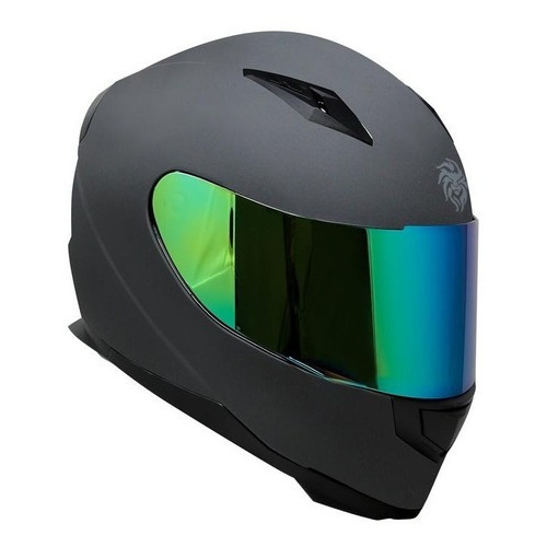 Casco Para Moto Kov Novak Negro Mate Mica Iridium Deportivo Tamaño del casco L (59-60 cm)