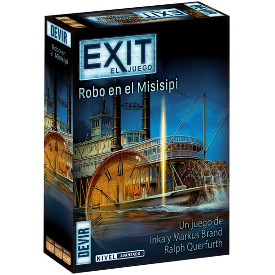 Juego De Mesa Devir Exit Robo En El Misisipi Español 12